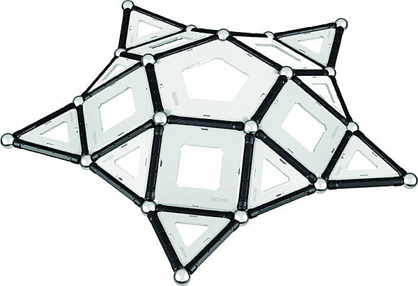 GEOMAG PANELS BLACK & WHITE 104 PCS ( GM013) - Wild Willy - Toys Lebanon