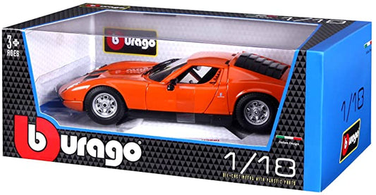BU LAMBORGHINI MIURA 68 ORANGE ( BU12072 ) 1:18 - Wild Willy - Toys Lebanon