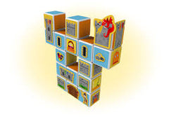 Geomag MAGICUBE CASTLES & HOMES GM144 - Wild Willy - Toys Lebanon
