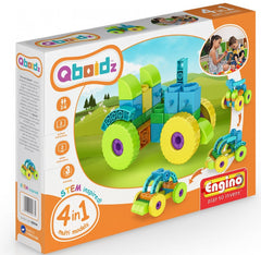 QBOIDZ 4 IN 1 MULTIMODELS TRACTOR QB04A - Wild Willy - Toys Lebanon
