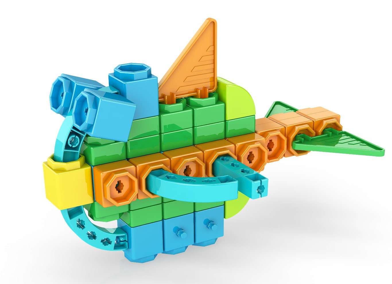 QBOIDZ 4 IN 1 MULTIMODELS SPACESHIP QB04B - Wild Willy - Toys Lebanon