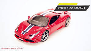 Bburago FERRARI 458 SPECIALE RED SIGNATURE - Wild Willy