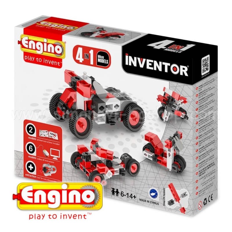 EN INVENTOR 4 MODEL MOTORBIKES EN0432 - Wild Willy - Toys Lebanon