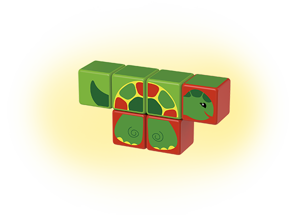 Geomag MAGICUBE RIVER TURTLE GM125 - Wild Willy - Toys Lebanon