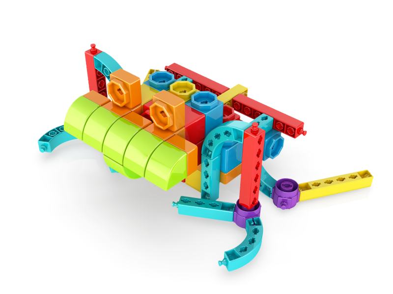 QBOIDZ 8 IN 1 MULTIMODELS (ALIEN ROBOT) by Engino - Wild Willy - Toys Lebanon