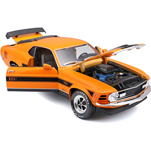 MAISTO Ford Mustang Mach 1 Orange 1:18 Die-Cast Model - Wild Willy