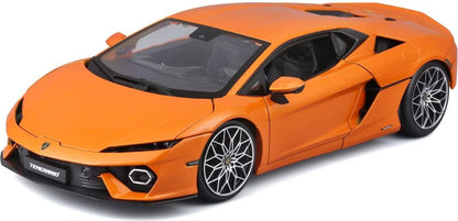 BBurago 1:18 Diecast Model Orange 2024 Lamborghini Temerario - Wild Willy