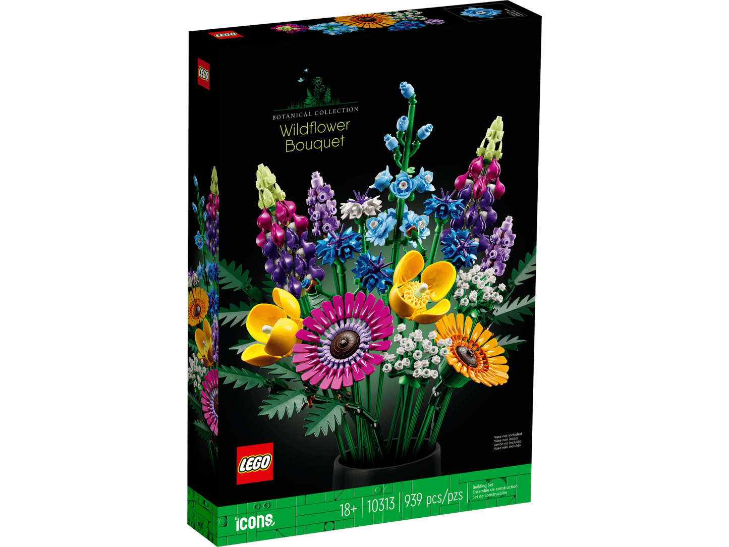 LEGO Botanical Collection Wildflower Bouquet 10313 939 pcs - Wild Willy