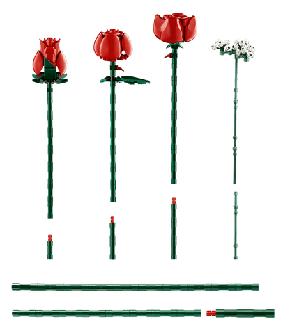 LEGO Botanicals Bouquet of Roses 10328 822 pcs - Wild Willy