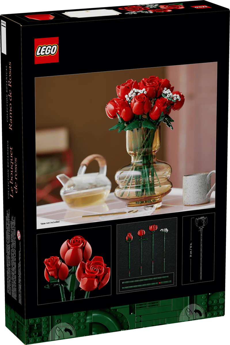 LEGO Botanicals Bouquet of Roses 10328 822 pcs - Wild Willy
