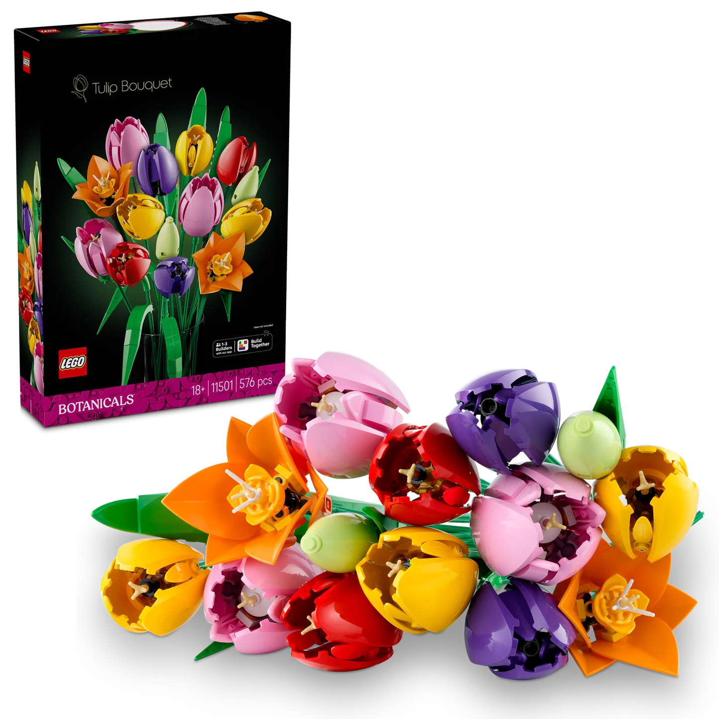 LEGO Flower Botanicals Tulip Bouquet 11501 575 pcs - Wild Willy