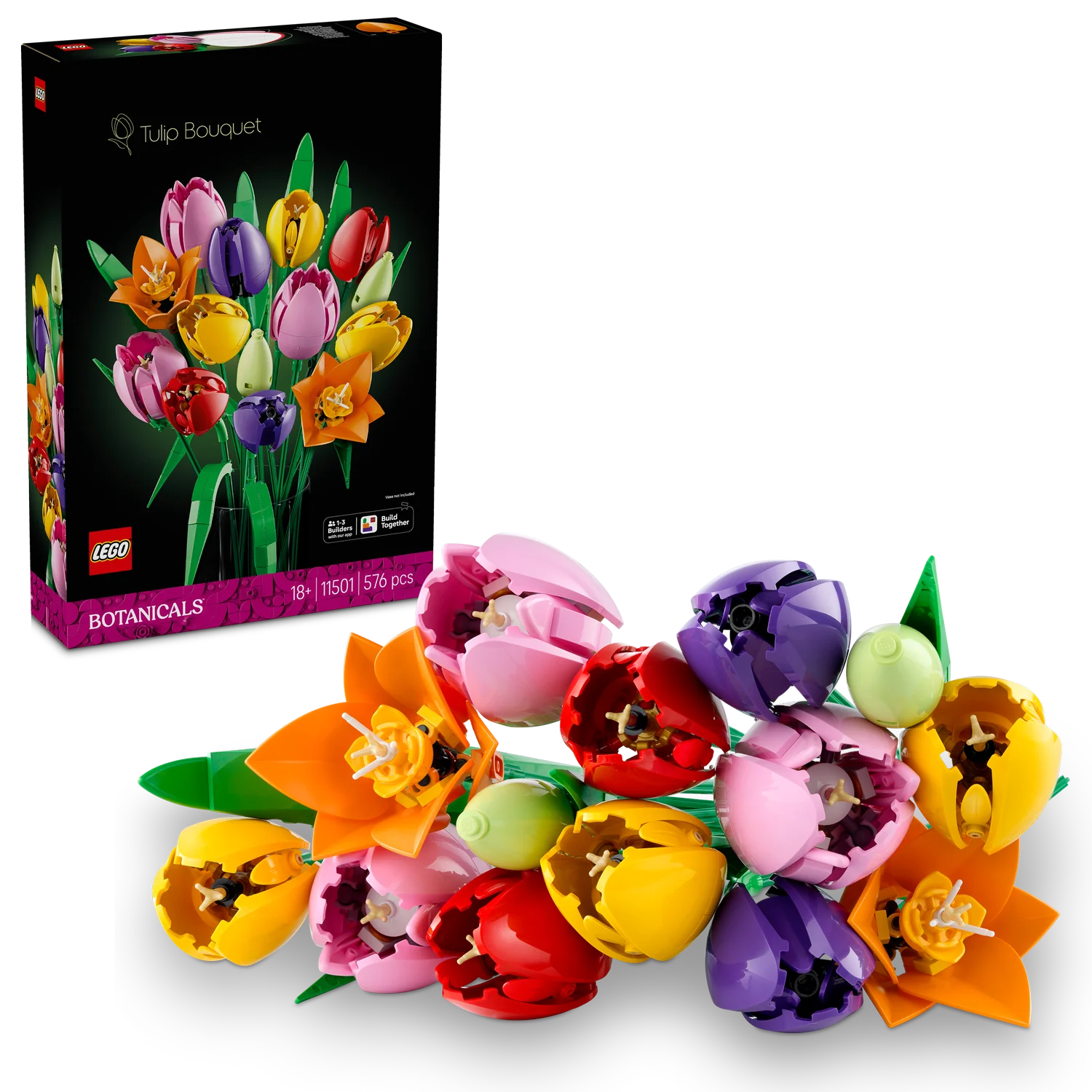 LEGO Flower Botanicals Tulip Bouquet 11501 575 pcs - Wild Willy