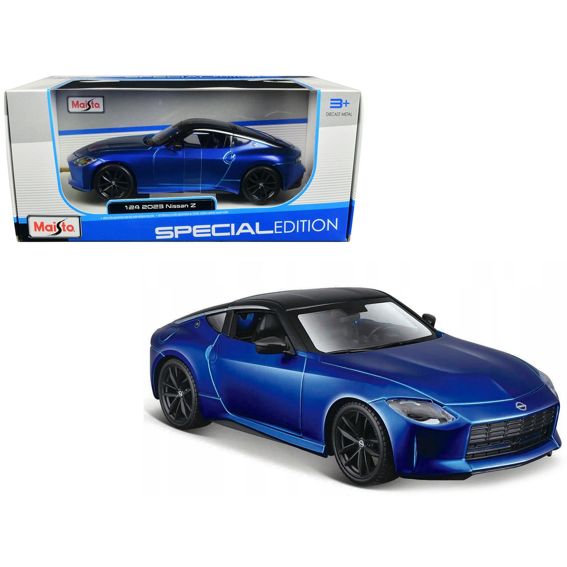 Maisto Nissan Z 2023 Blue 1:24 Diecast Model - Wild Willy