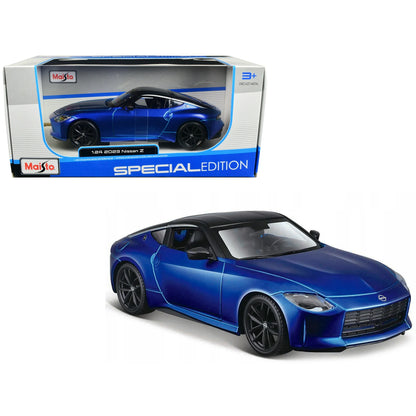 Maisto Nissan Z 2023 Blue 1:24 Diecast Model - Wild Willy