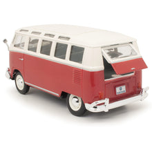 Maisto Volkswagen Van Samba White & Red 1:24 Die Cast Model - Wild Willy