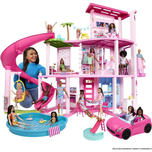 BARBIE DREAM HOUSE With 10 Play Areas