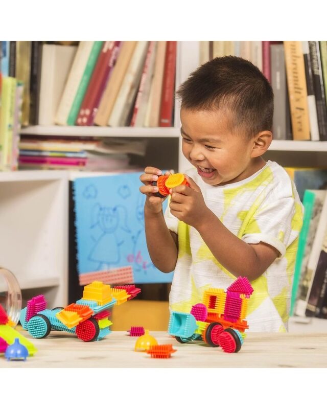 Bristle Blocks in a Jar 80 Pieces