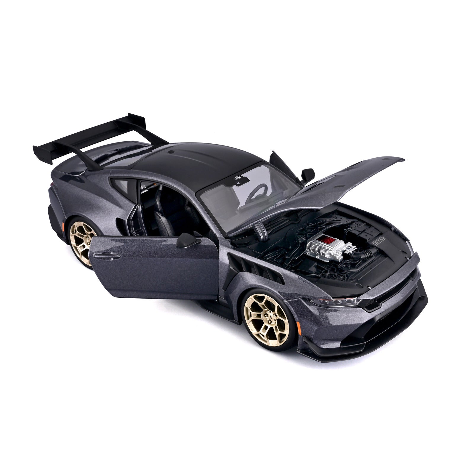 Maisto 1:18 Diecast Model 2025 Ford Mustang GTD Gray - Wild Willy