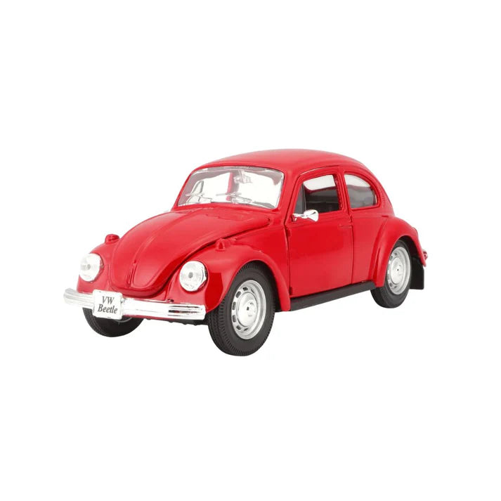 Maisto Volkswagen Beetle 1:24 Scale Red Die-Cast Model - Wild Willy