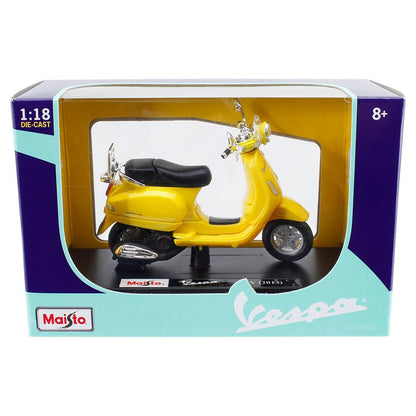 Maisto Vespa with Stand 1:18  Scale - 12 Assorted Models