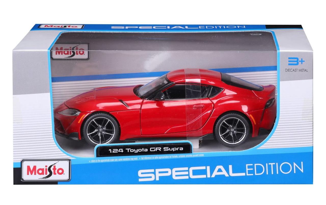 Maisto Toyota Supra GR 1:24 Red Die-Cast Vehicle