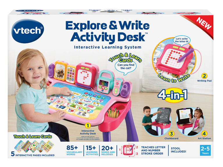 Vtech Digiart Bureau Interactif 4-in-1 Rose