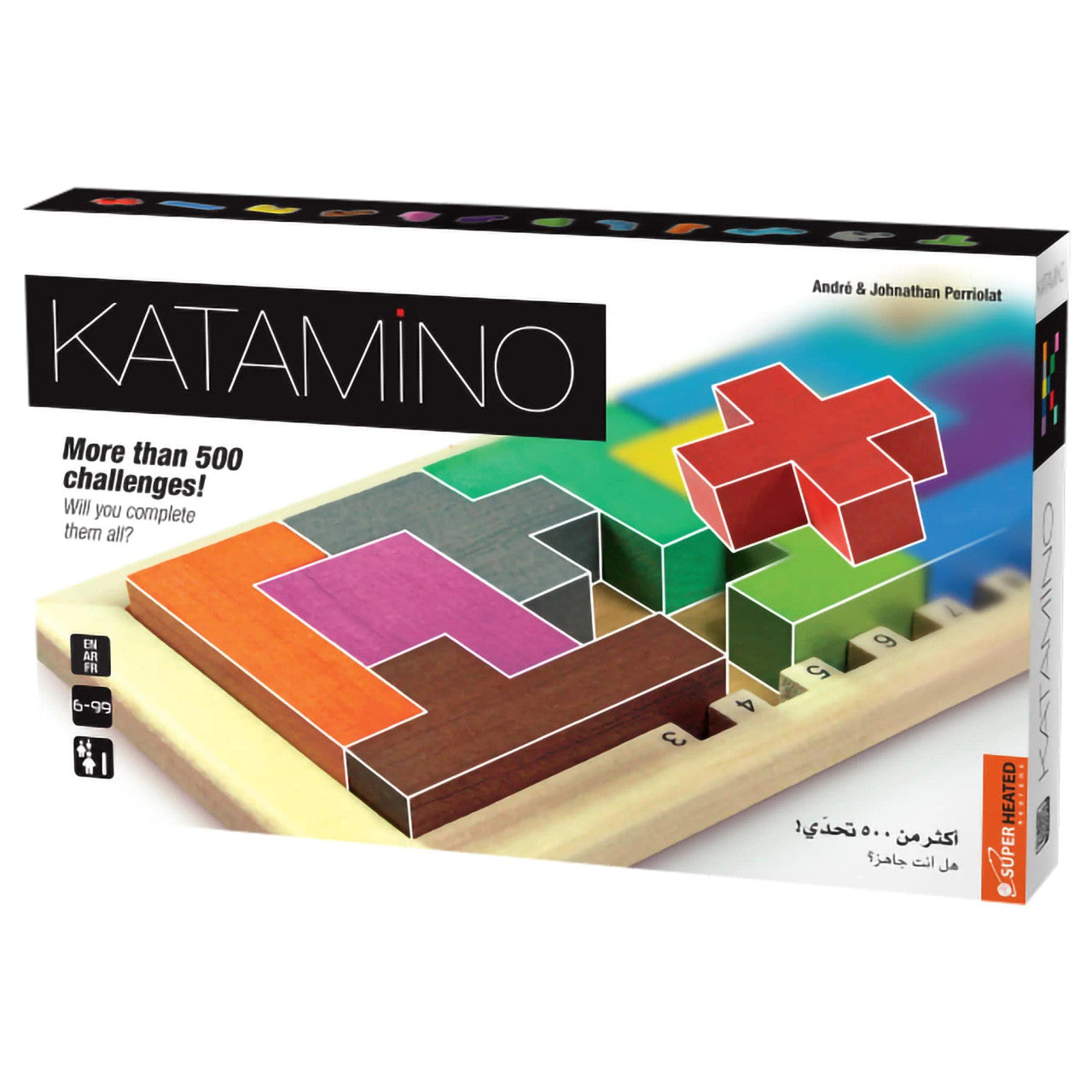 Gigamic Katamino Base with 500 Challenges
