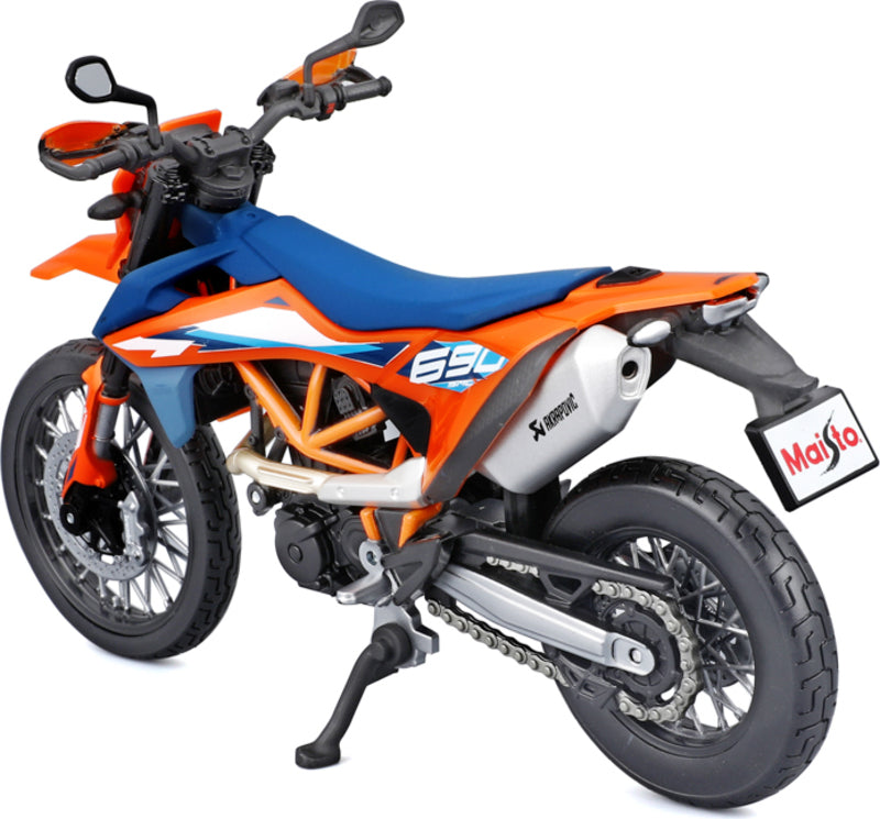MAISTO 1:12 Die-Cast Model Motorcycle KTM 2023 690 SMC R - Wild Willy