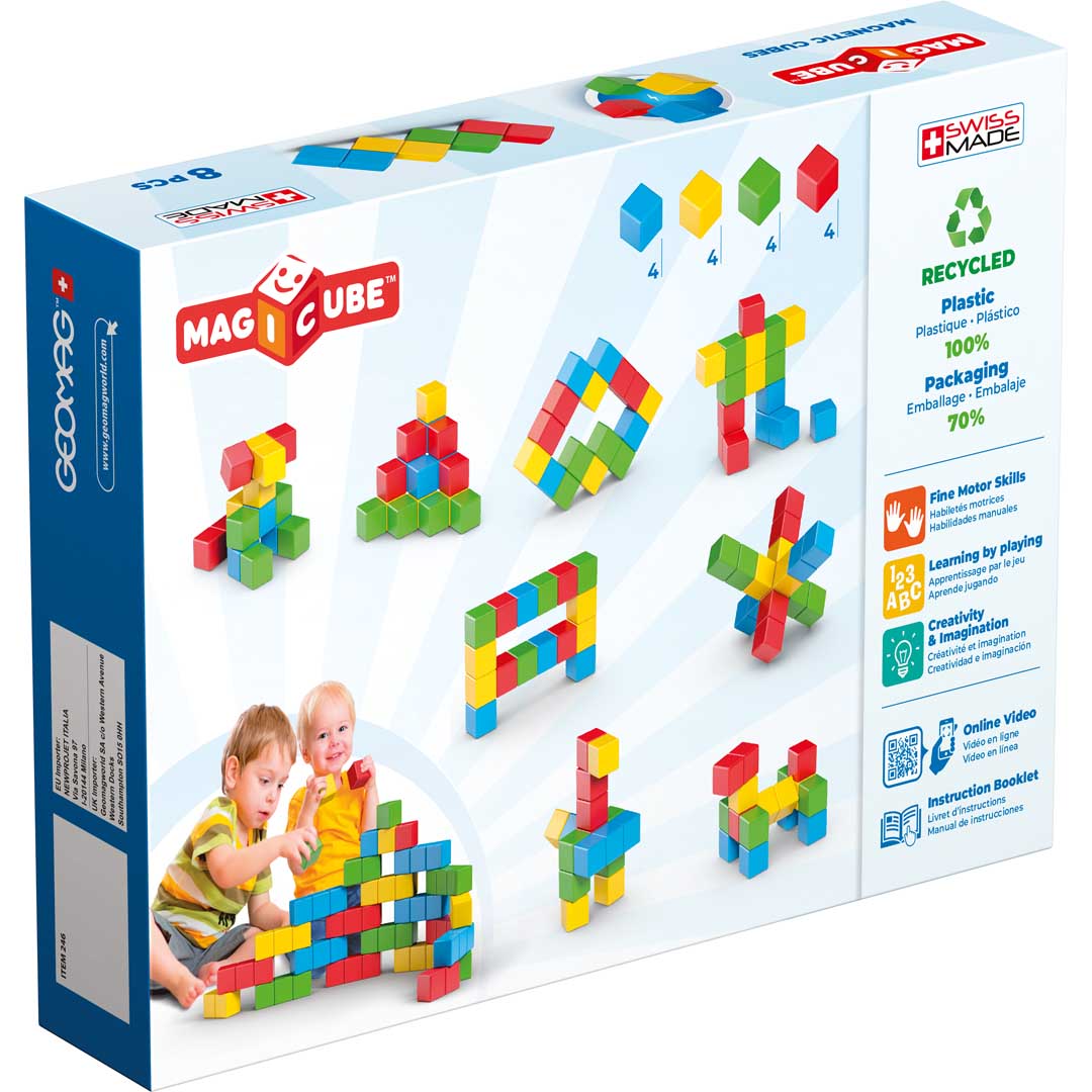 GEOMAG Magicube Cubes 8 Piece Set