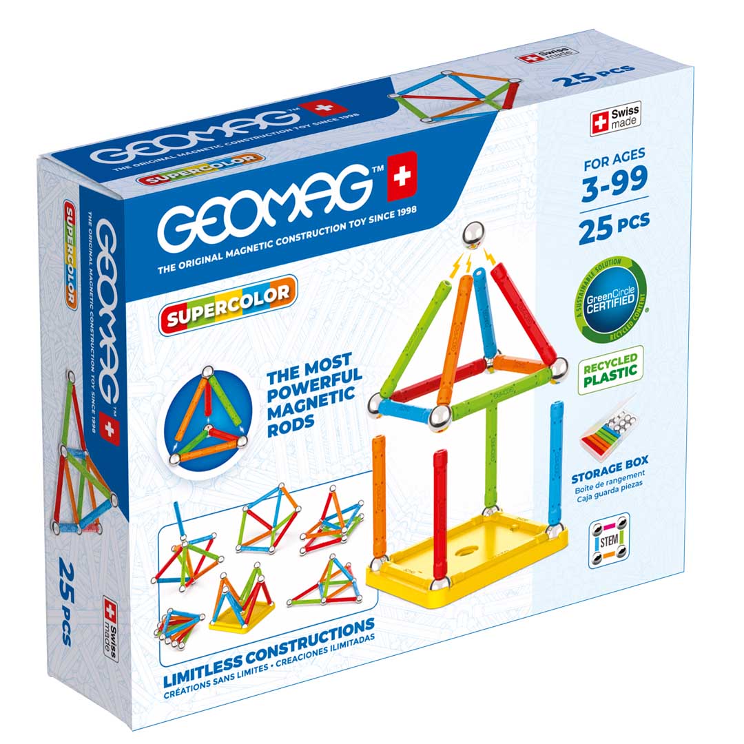 Geomag Supercolor Magnetic Building Set 25 Pieces
