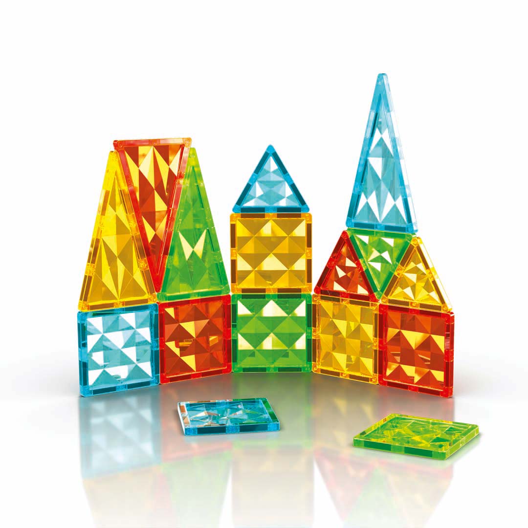 GEOMAG Magnetic Tiles 16-Piece Set
