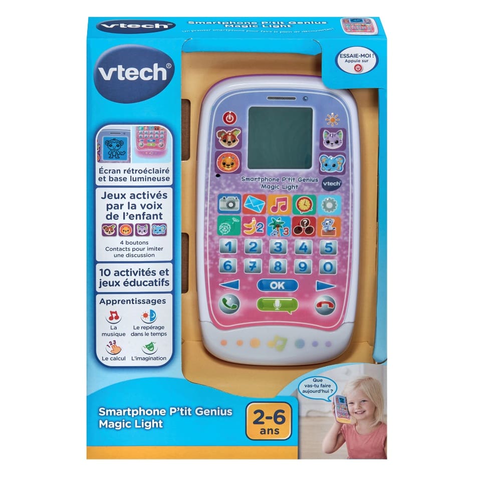 Vtech Smartphone P’tit Genius Magic Light Pink