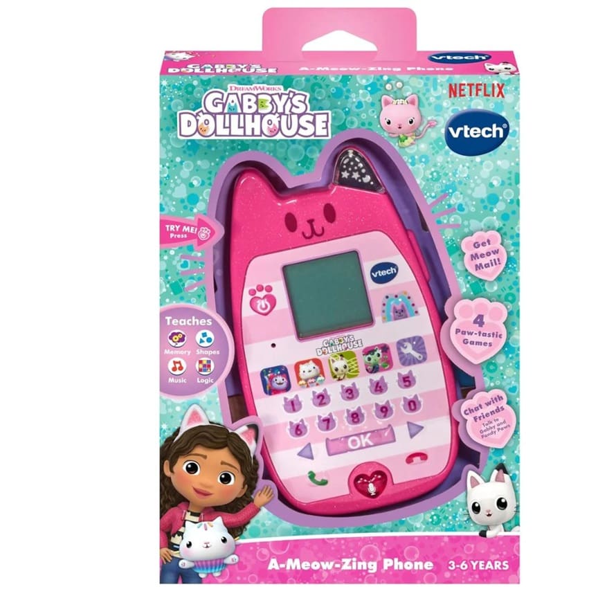 Vtech Gabby's Dollhouse A-Meow-Zing Phone
