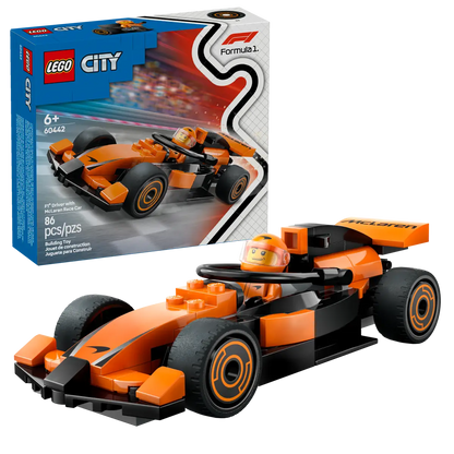 LEGO City F1 Driver With McLaren Race Car