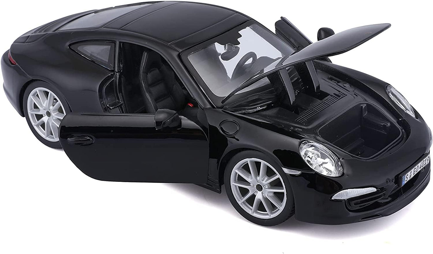 Bburago Porsche 911 Carrera S (991) Black - 1:24 - Wild Willy