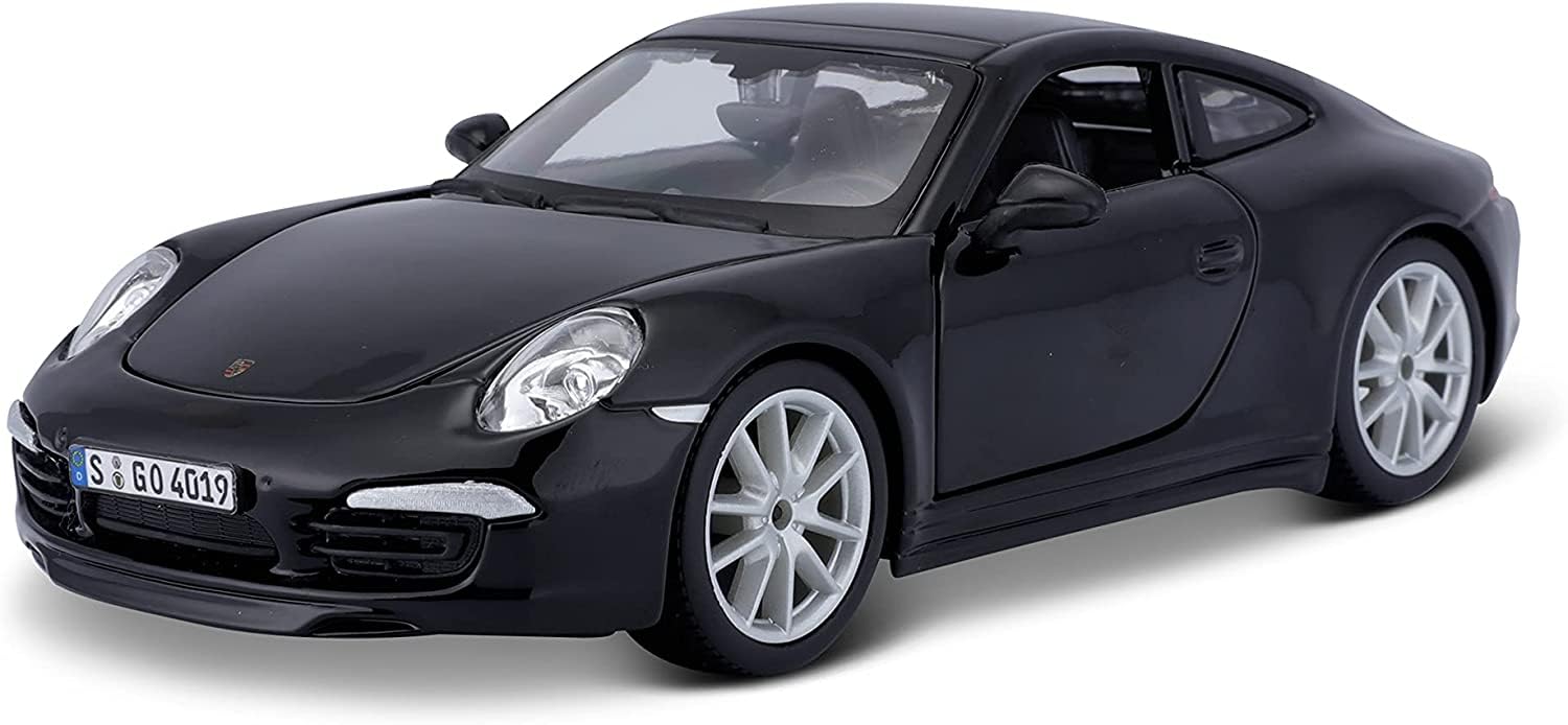 Bburago Porsche 911 Carrera S (991) Black - 1:24 - Wild Willy