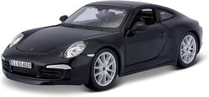 Bburago Porsche 911 Carrera S (991) Black - 1:24