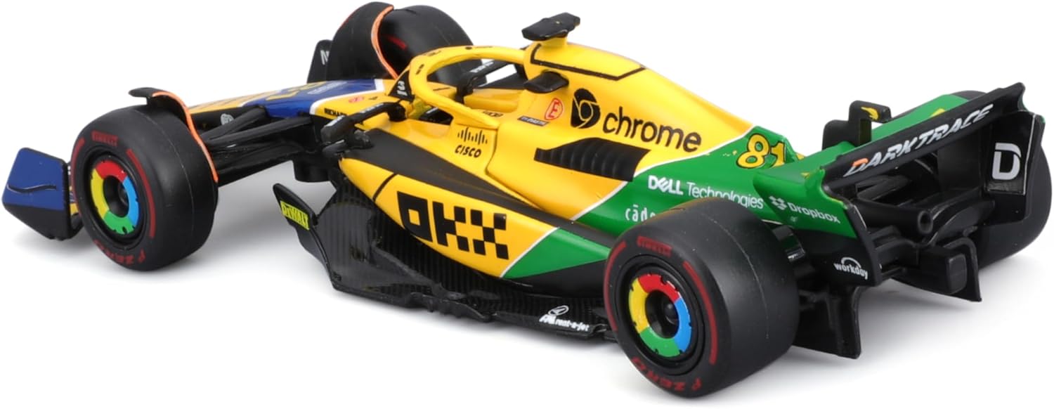 Bburago F1 McLaren MCL38 #4 Monaco GP - 1:43 Diecast Model - Wild Willy