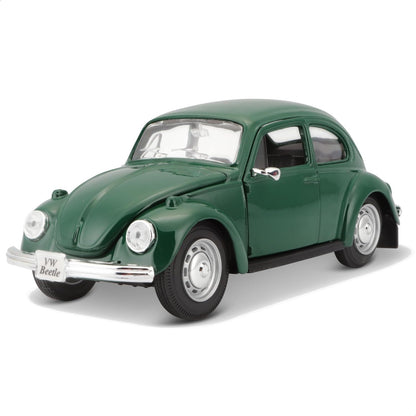 Maisto Volkswagen Beetle Green 1:24 Diecast Model - Wild Willy