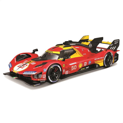 Bburago Signature Ferrari Racing 499P 24H Le Mans Champion 2024 - 1:18 Diecast Model - Wild Willy
