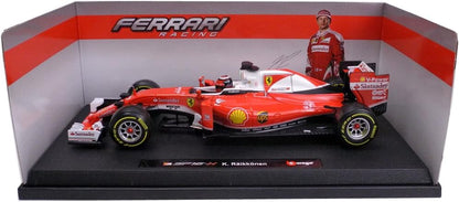 Bburago F1 Ferrari SF16-H K. Raikkonen Diecast 1:18 - Wild Willy