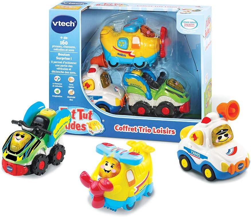Vtech TUT TUT BOLIDES COFFRET TRIO POLICE