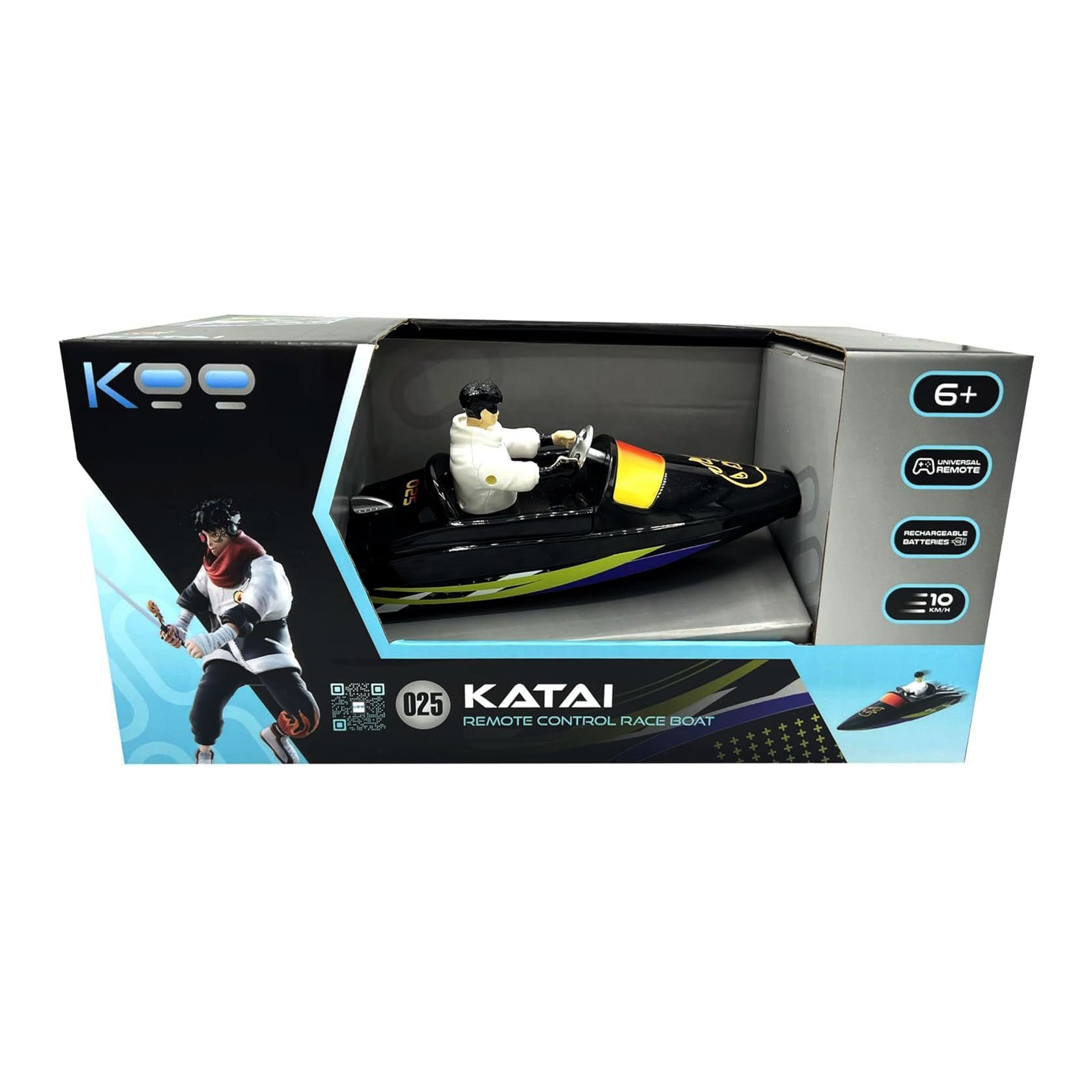 Koo Katai Remote Control Race Boat - Wild Willy