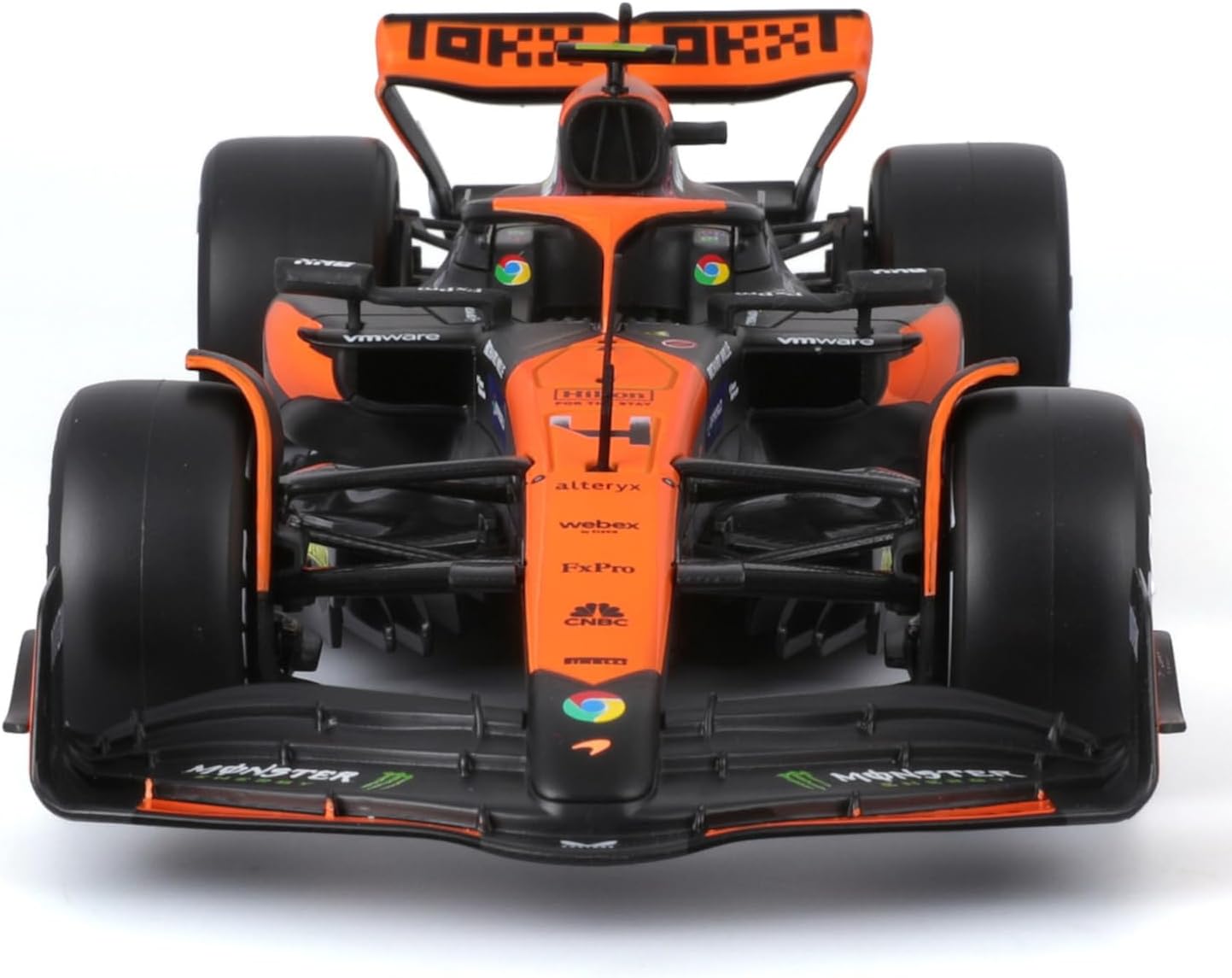 Bburago F1 McLaren MCL38 #4 with Lando Norris Figure - 1:24 Diecast Model - Wild Willy
