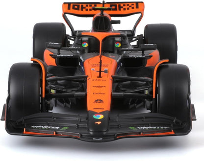 Bburago F1 McLaren MCL38 #4 with Lando Norris Figure - 1:24 Diecast Model - Wild Willy