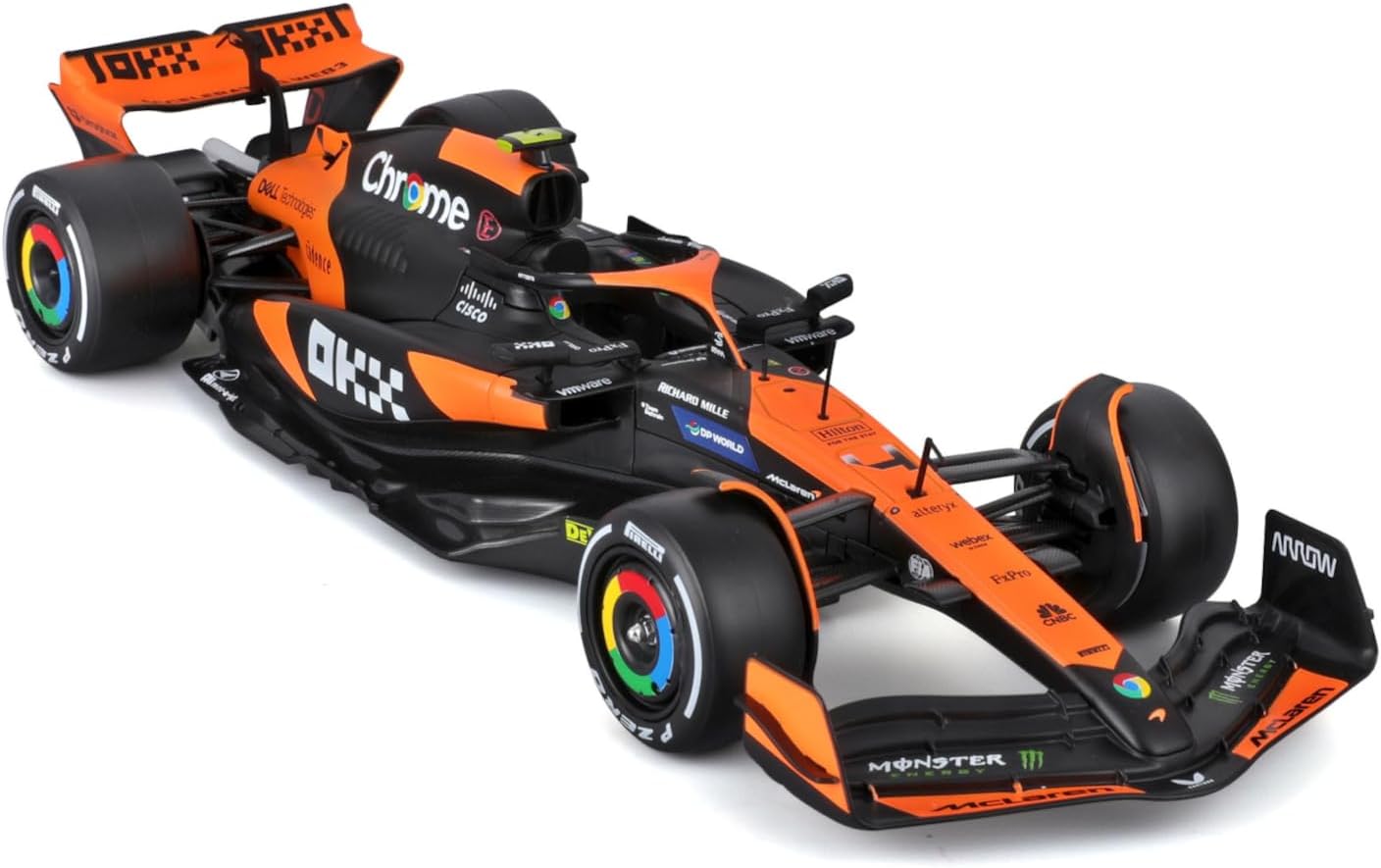 Bburago F1 McLaren MCL38 #4 with Lando Norris Figure - 1:24 Diecast Model - Wild Willy