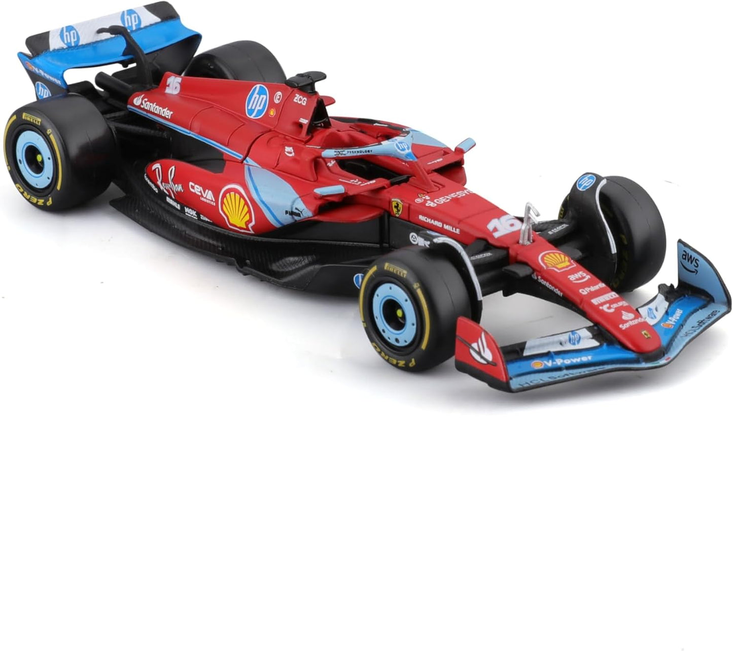 Bburago 1:18 FERRARI F1 SF-24 MIAMI #55 Diecast Model - Wild Willy