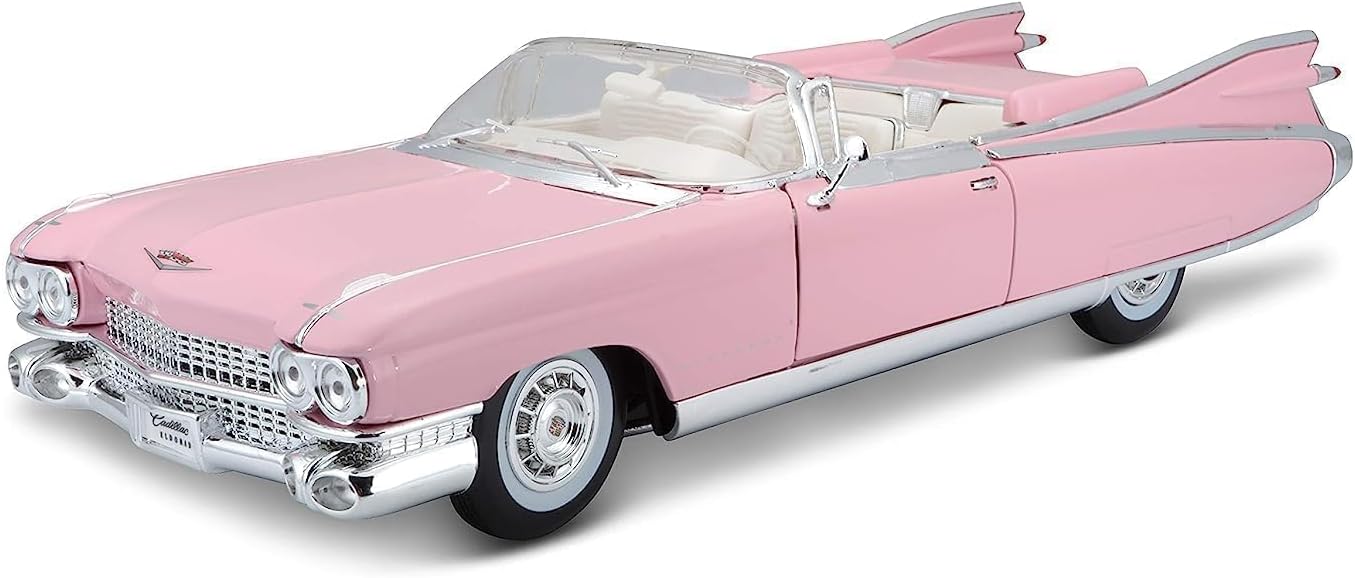 MAISTO 1:18 Cadillac Eldorado Pink Die-Cast Model - Wild Willy