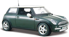 MAISTO MINI COOPER Green 1:24 Die-Cast Model - Wild Willy
