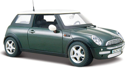 MAISTO MINI COOPER Green 1:24 Die-Cast Model - Wild Willy
